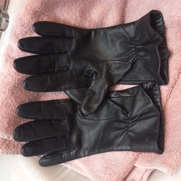 LAUREN RALPH LAUREN LEATHER GLOVES - Picture 4 of 8